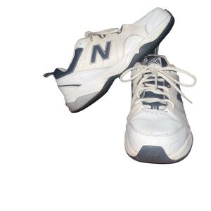 New Balance Mens 609 MX609WY3 White Navy Running Shoes Sneakers Size 10